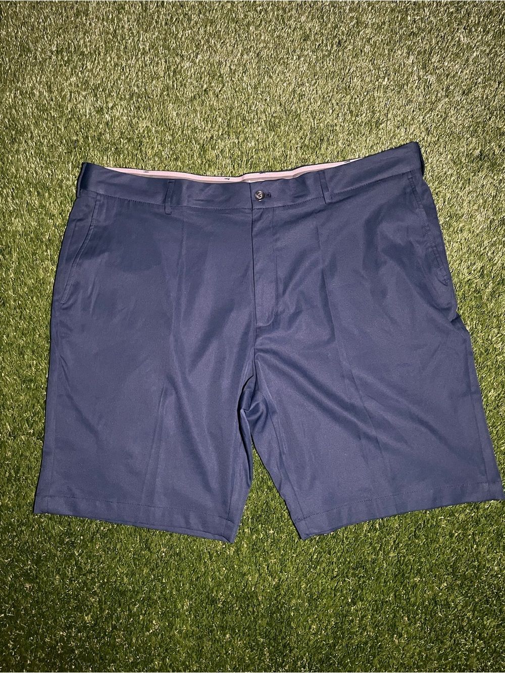 Walter Hagen Men’s 44 Navy Golf Shorts Performance Stretch Big & Tall